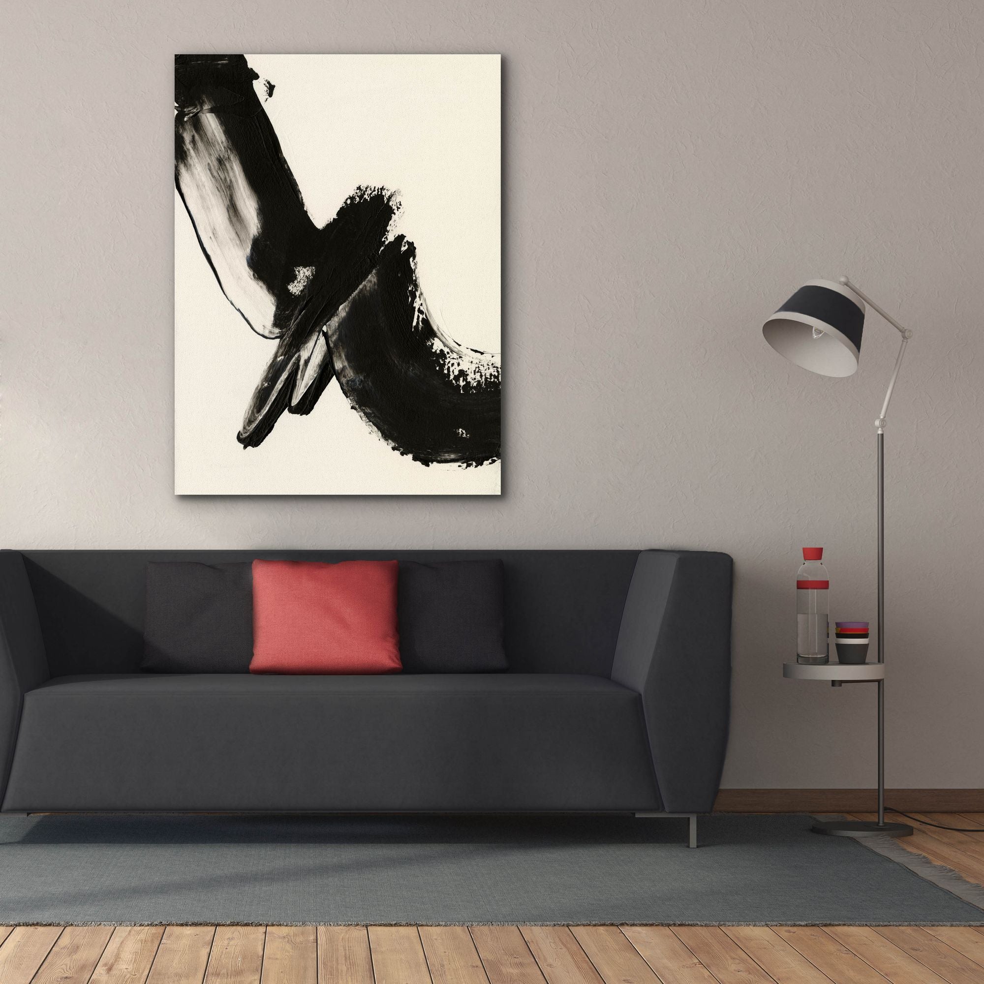 'Black Expression I' by Regina Moore, Canvas Wall Art,40x54