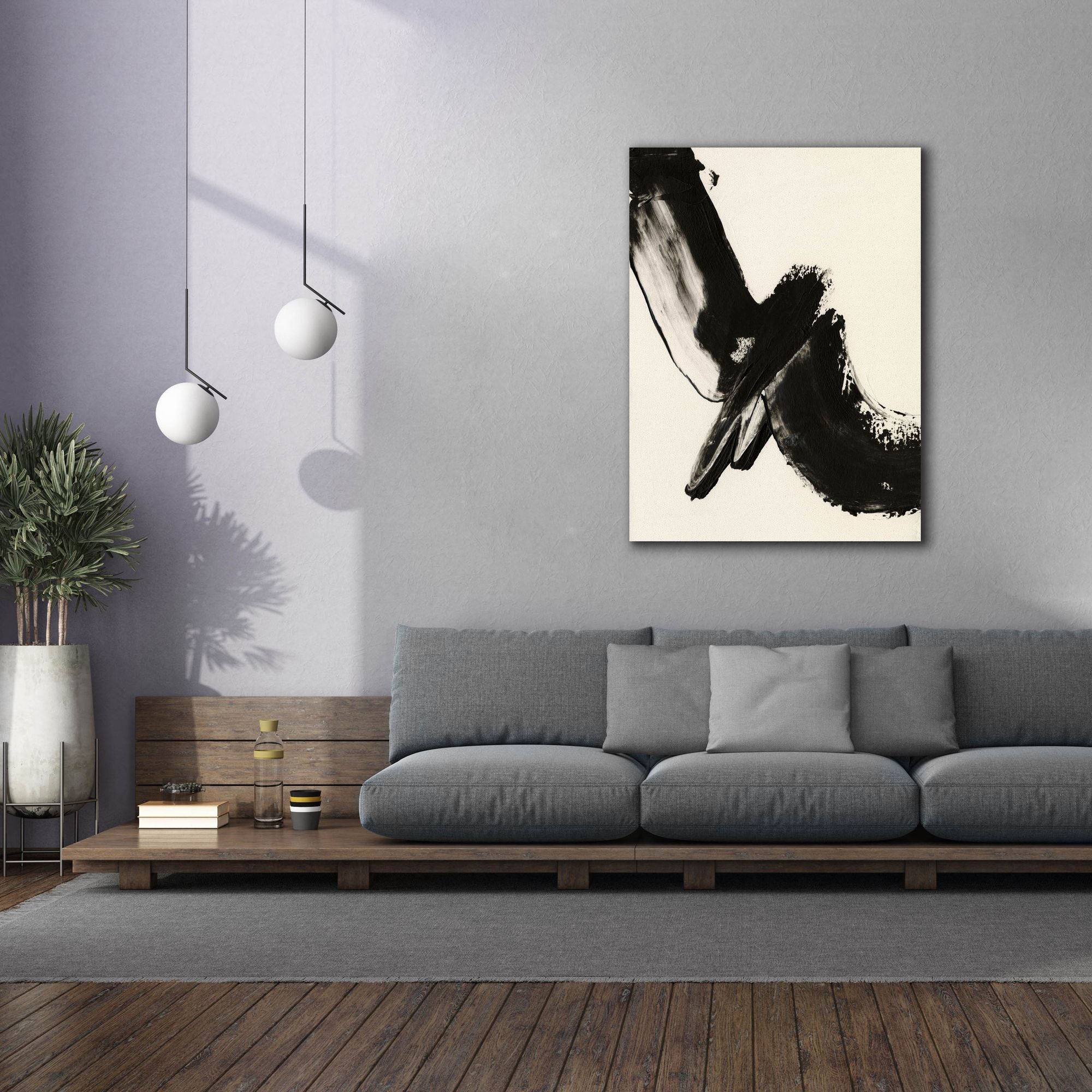 'Black Expression I' by Regina Moore, Canvas Wall Art,40x54