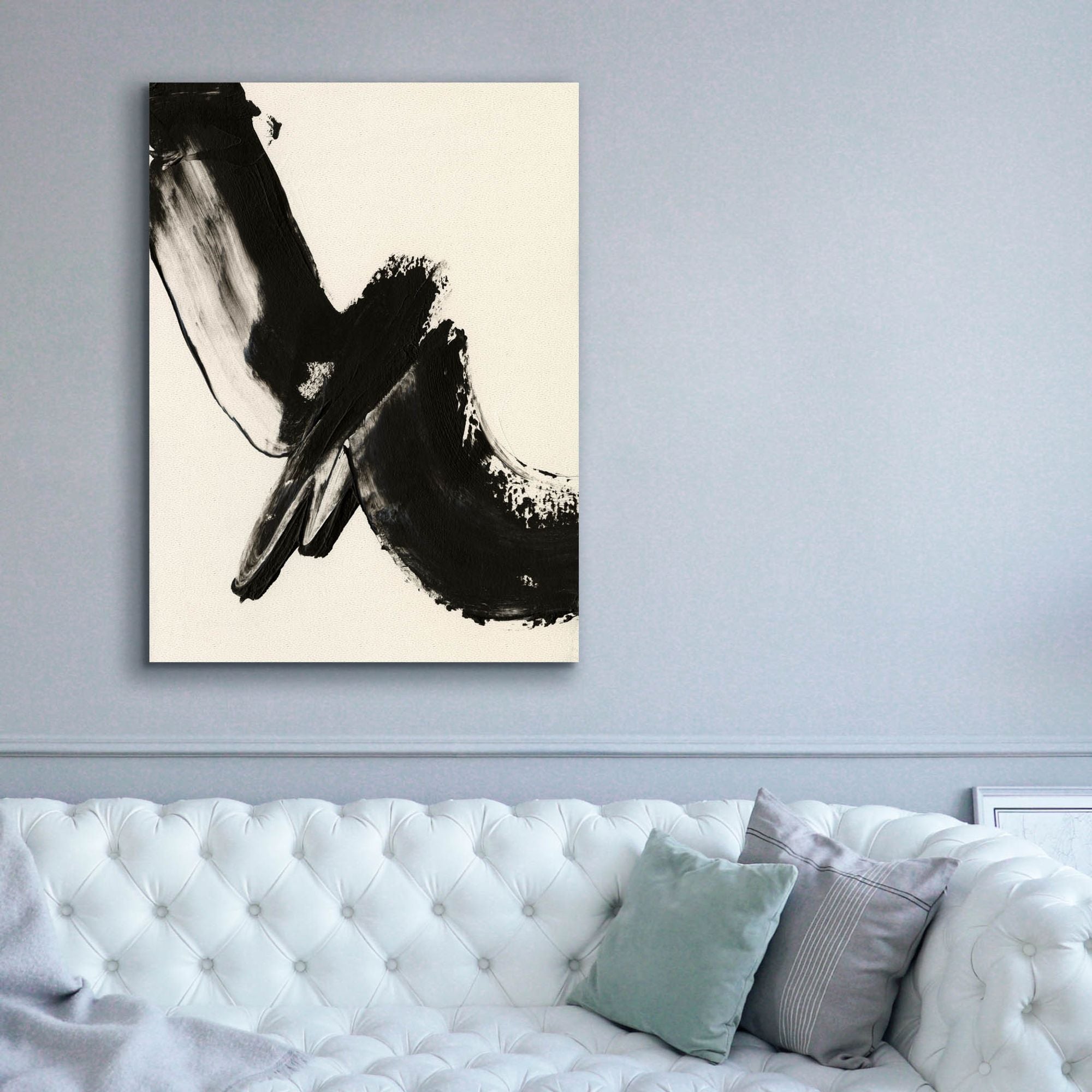 'Black Expression I' by Regina Moore, Canvas Wall Art,40x54