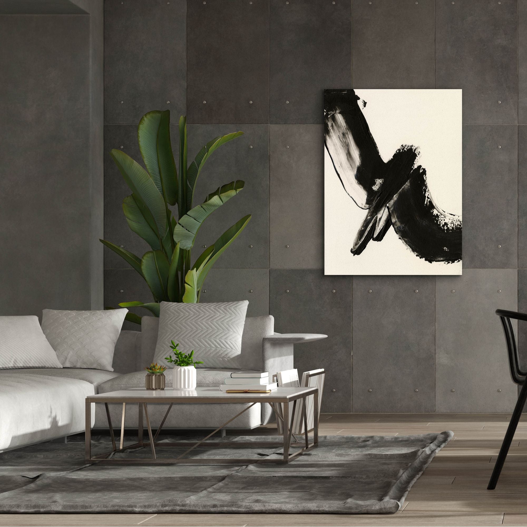 'Black Expression I' by Regina Moore, Canvas Wall Art,40x54