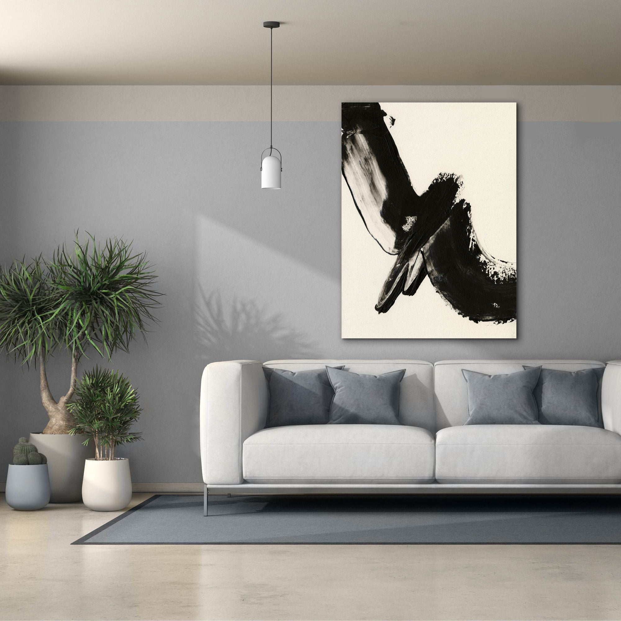'Black Expression I' by Regina Moore, Canvas Wall Art,40x54