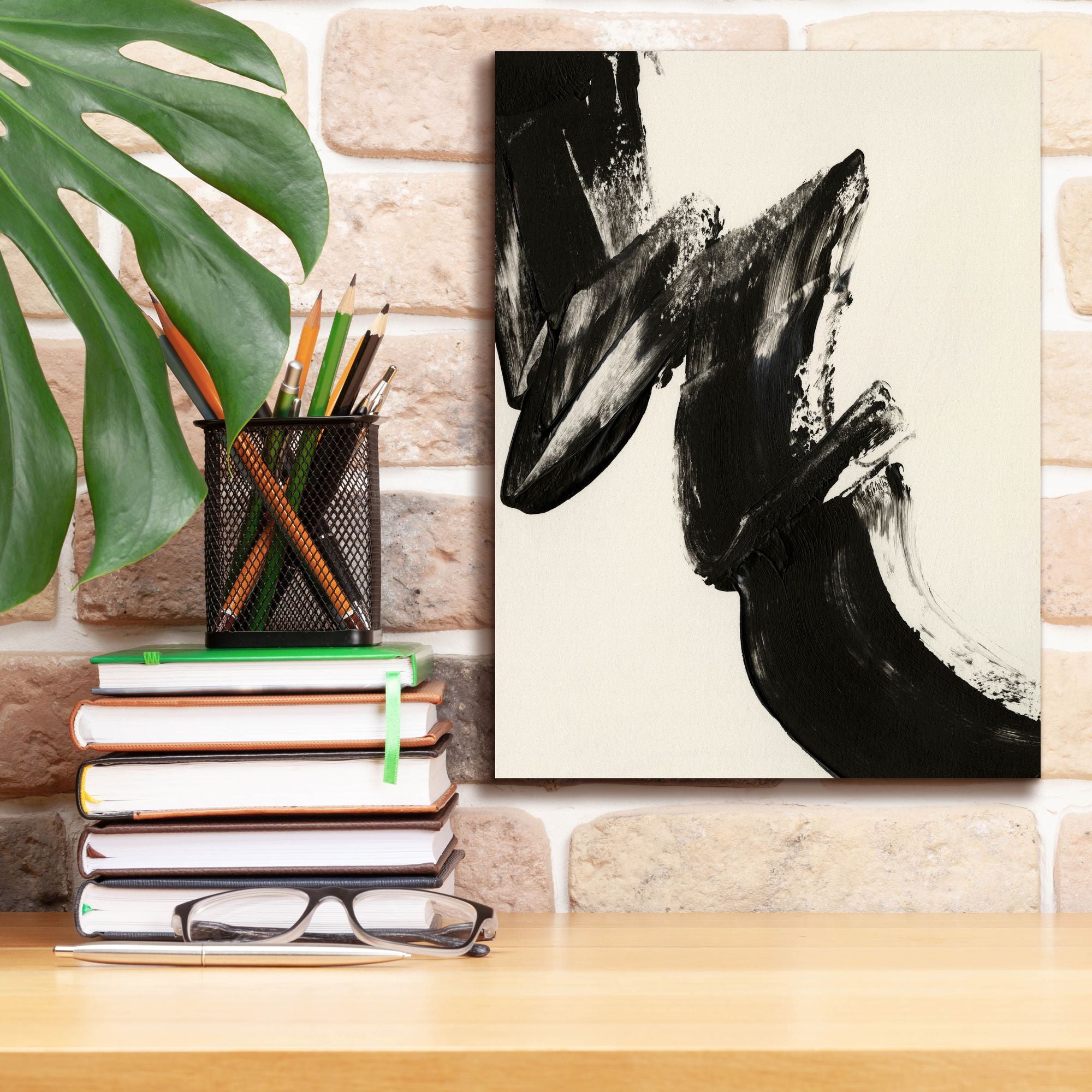 'Black Expression II' by Regina Moore, Canvas Wall Art,12 x 16