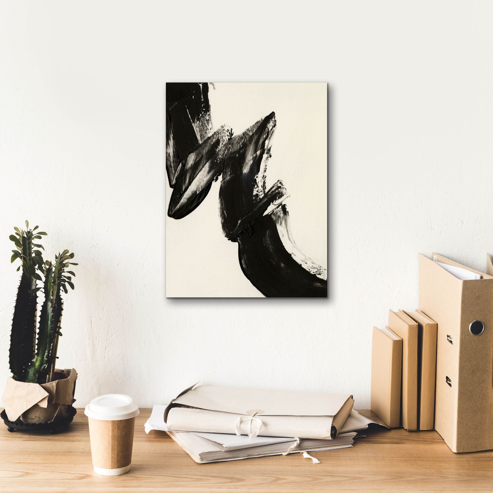 'Black Expression II' by Regina Moore, Canvas Wall Art,12 x 16