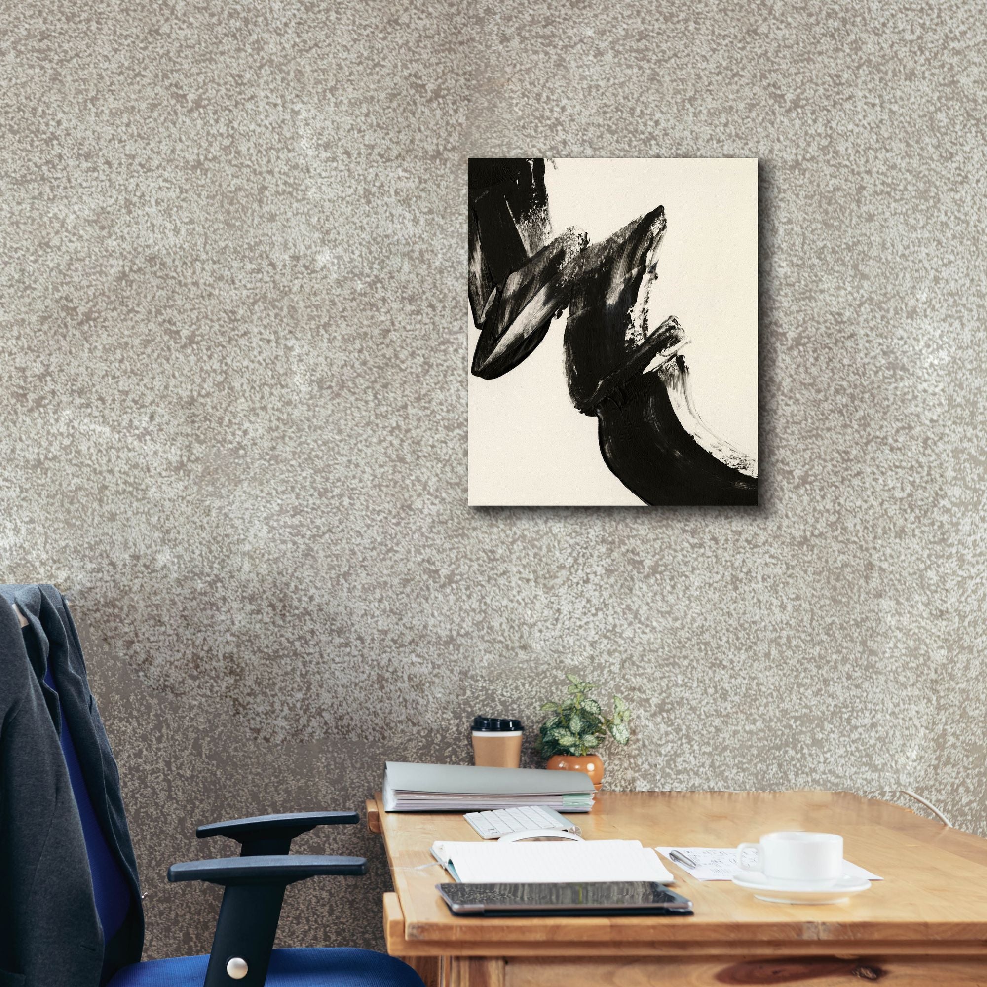 'Black Expression II' by Regina Moore, Canvas Wall Art,20 x 24