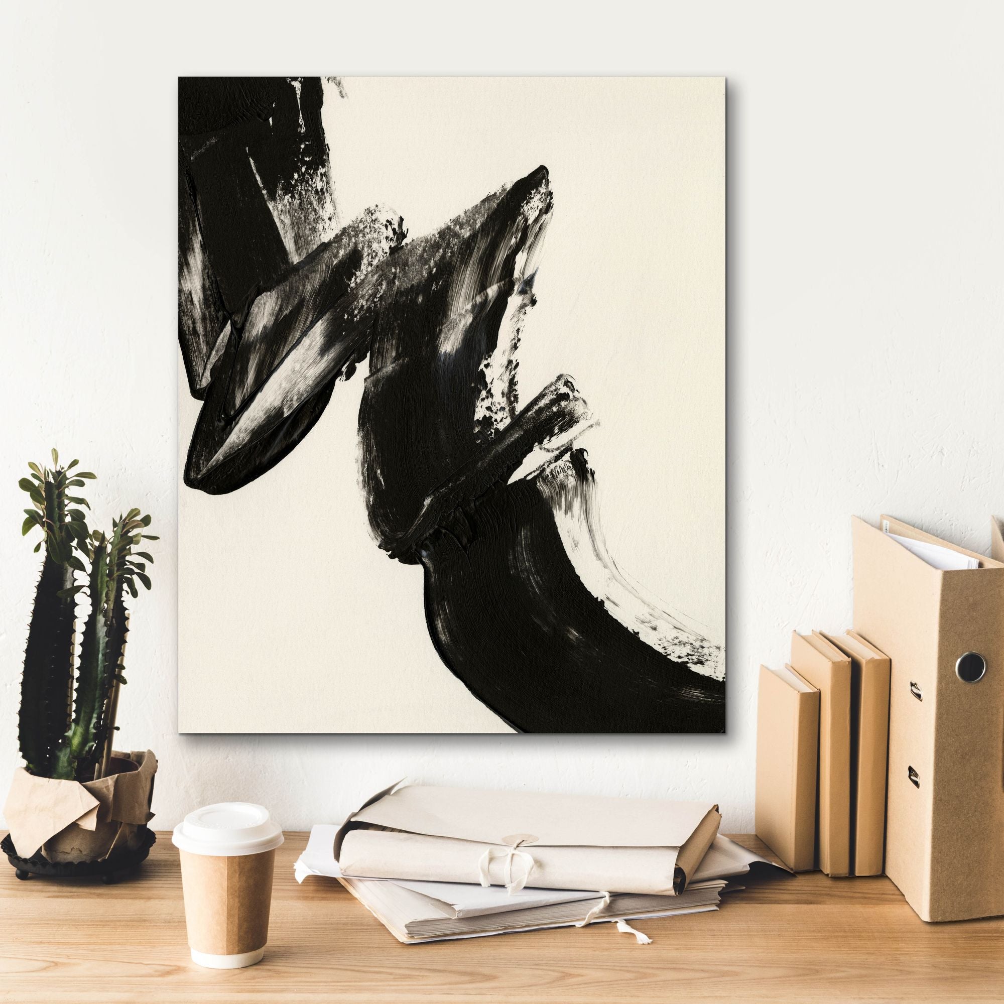 'Black Expression II' by Regina Moore, Canvas Wall Art,20 x 24