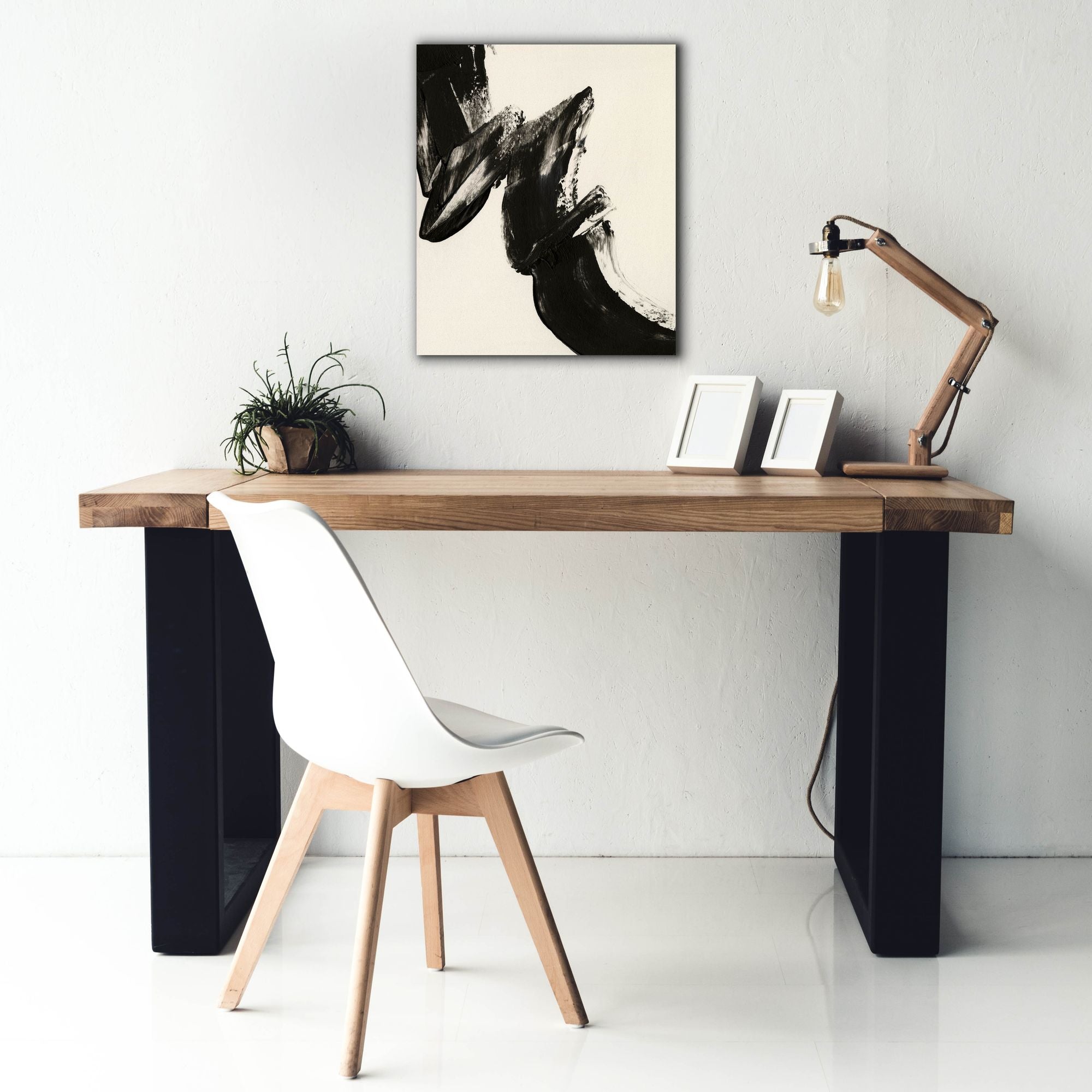 'Black Expression II' by Regina Moore, Canvas Wall Art,20 x 24
