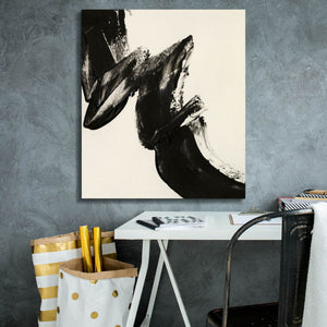 'Black Expression II' by Regina Moore, Canvas Wall Art,26x30