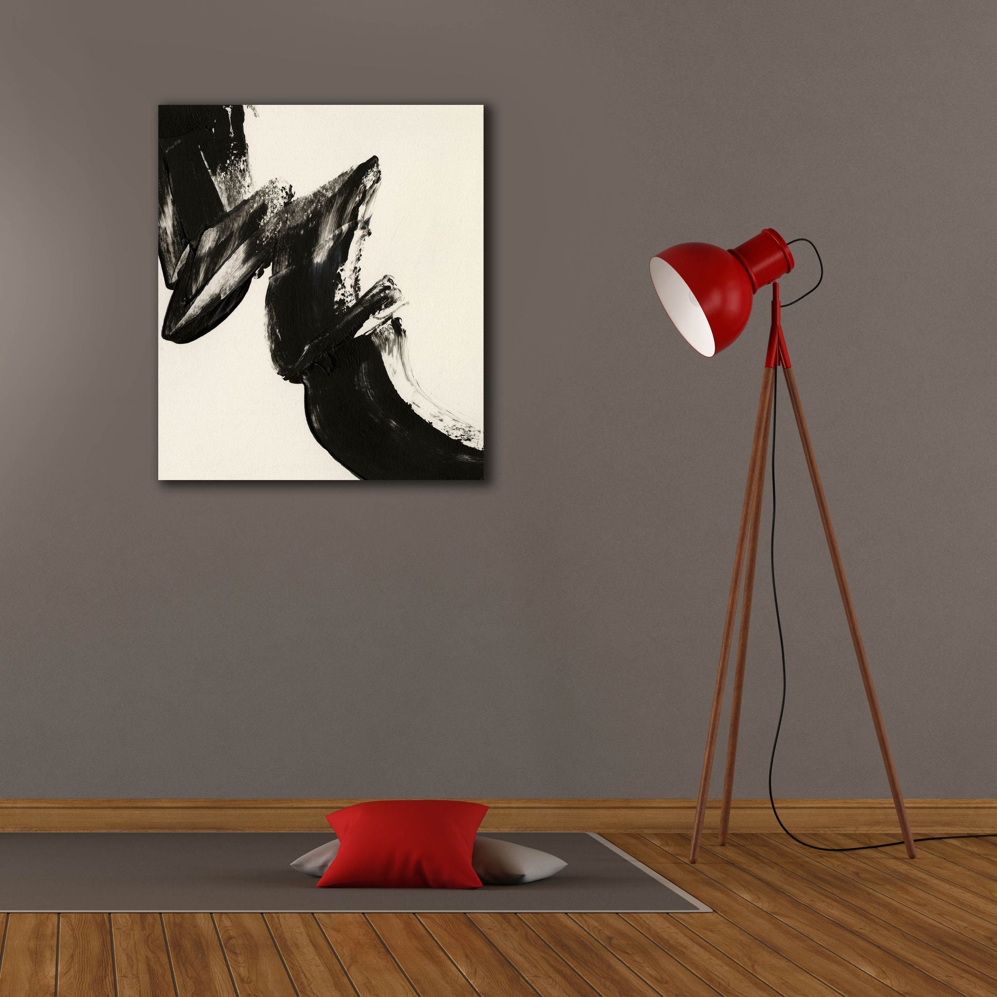 'Black Expression II' by Regina Moore, Canvas Wall Art,26x30
