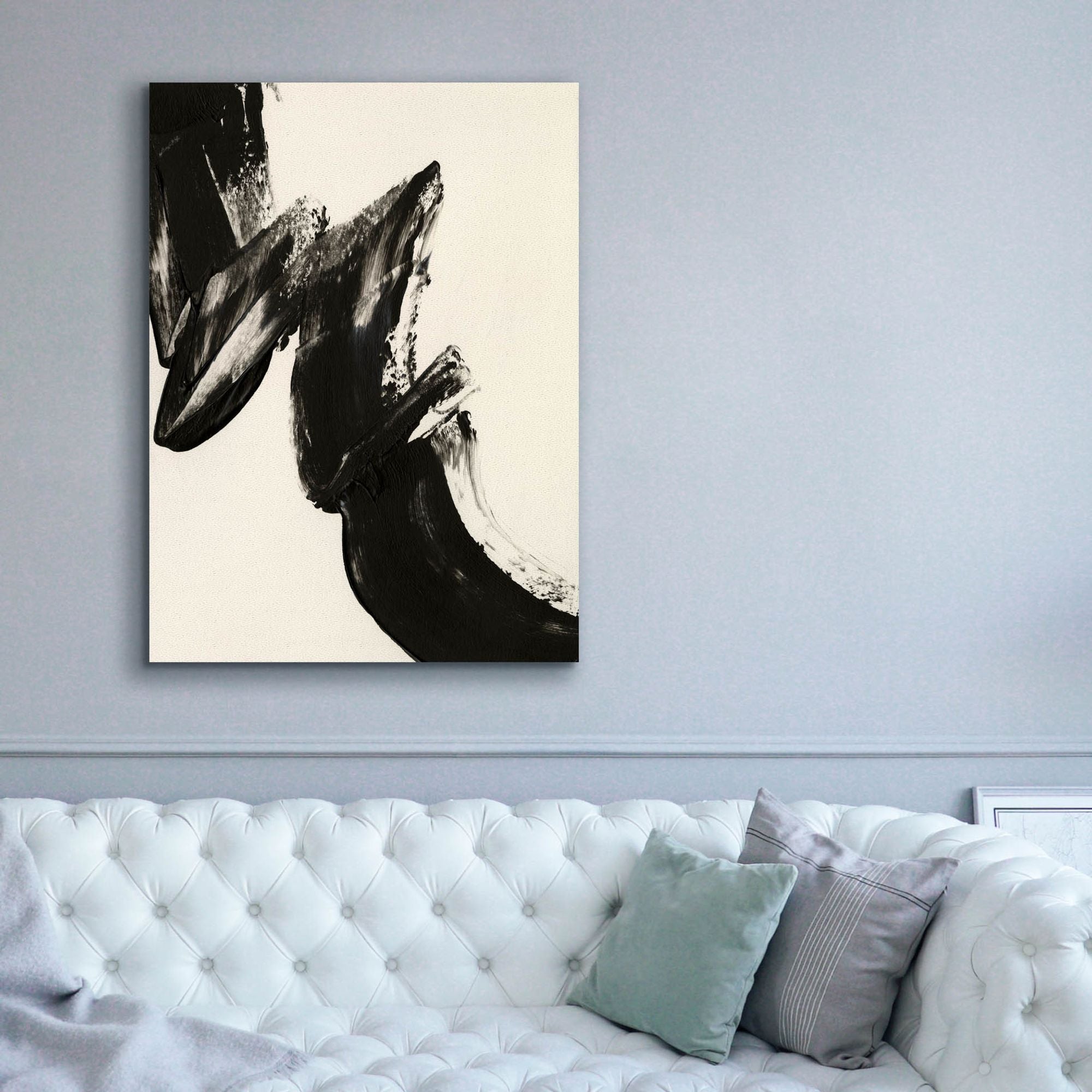 'Black Expression II' by Regina Moore, Canvas Wall Art,40x54