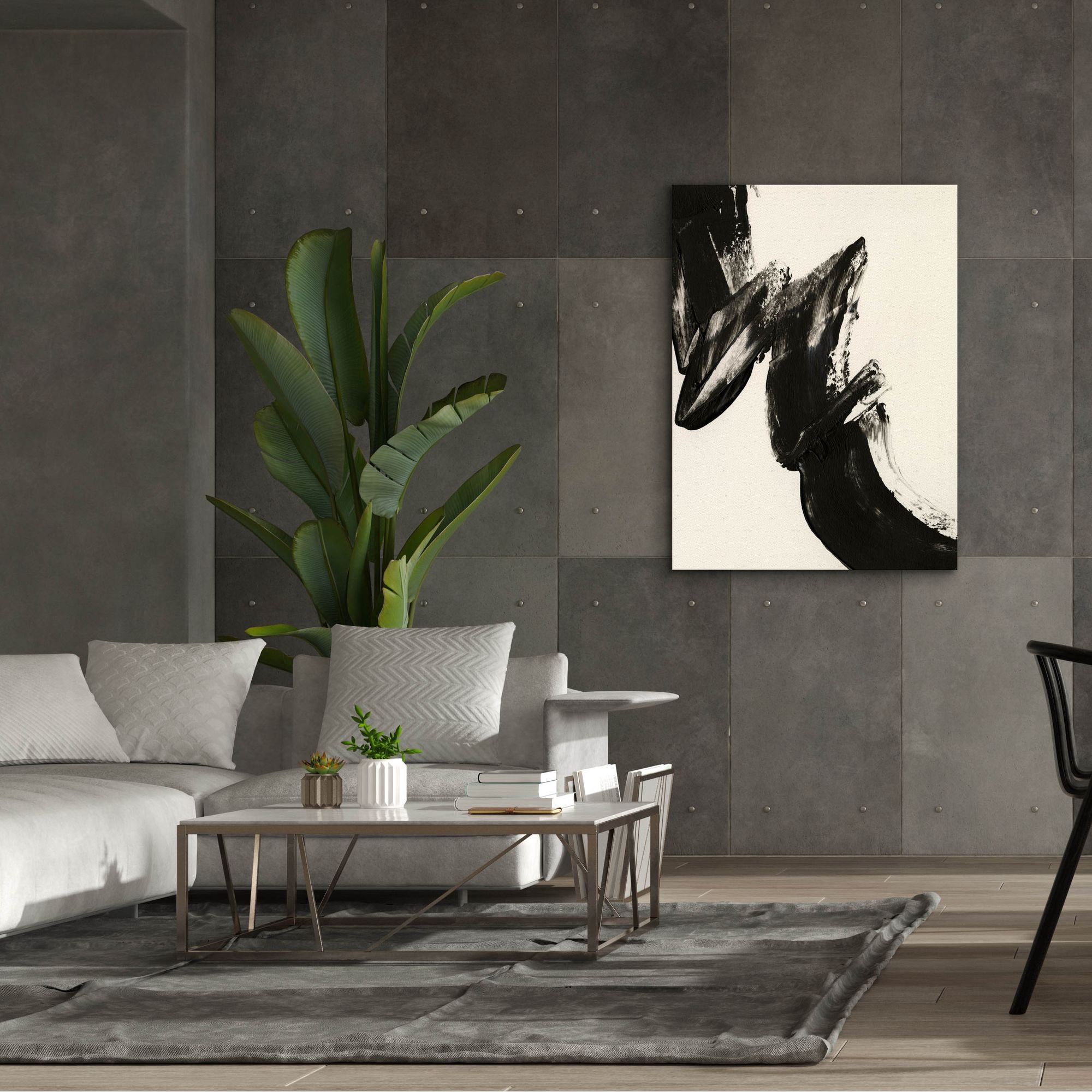 'Black Expression II' by Regina Moore, Canvas Wall Art,40x54
