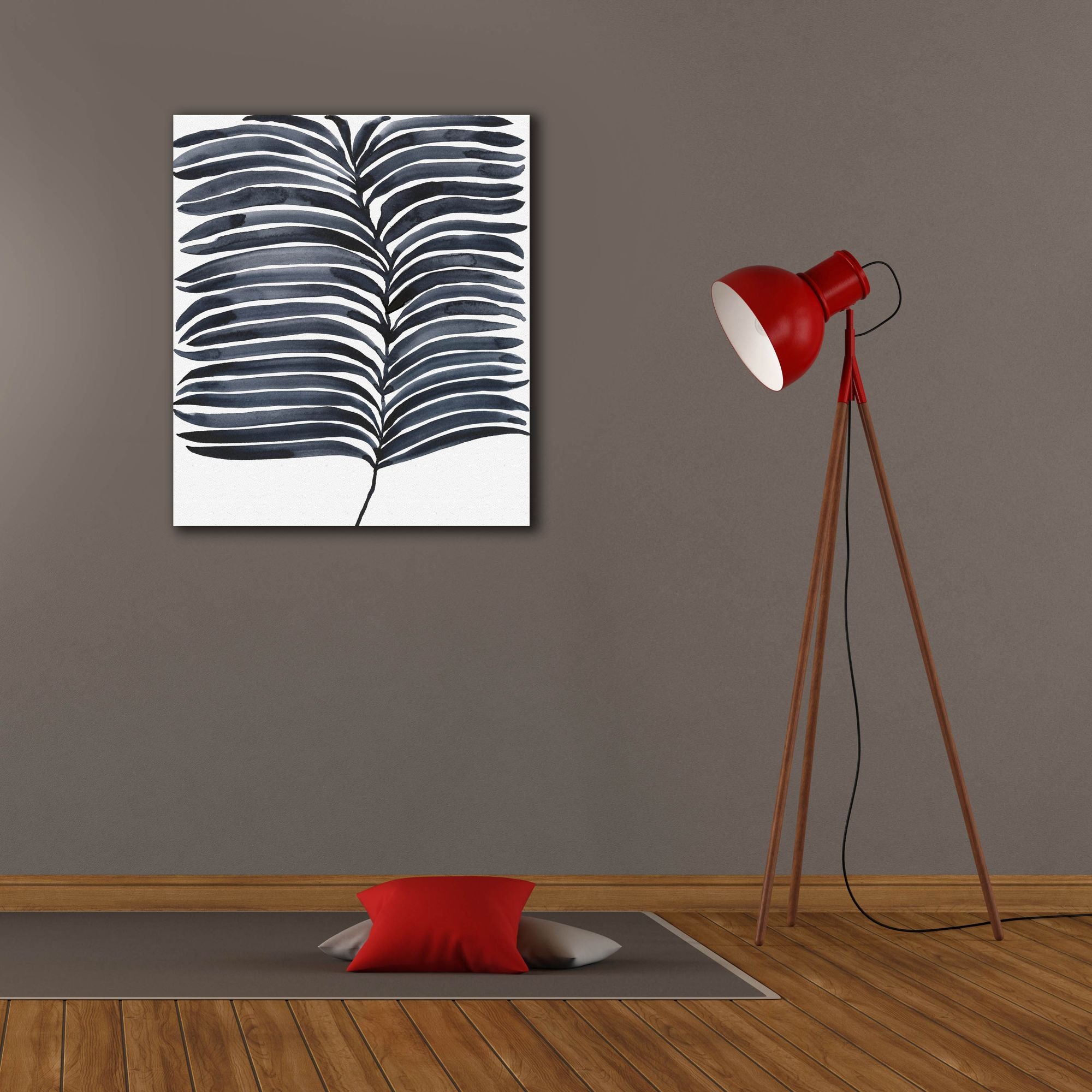 'Indigo Fronds I' by Regina Moore, Canvas Wall Art,26x30