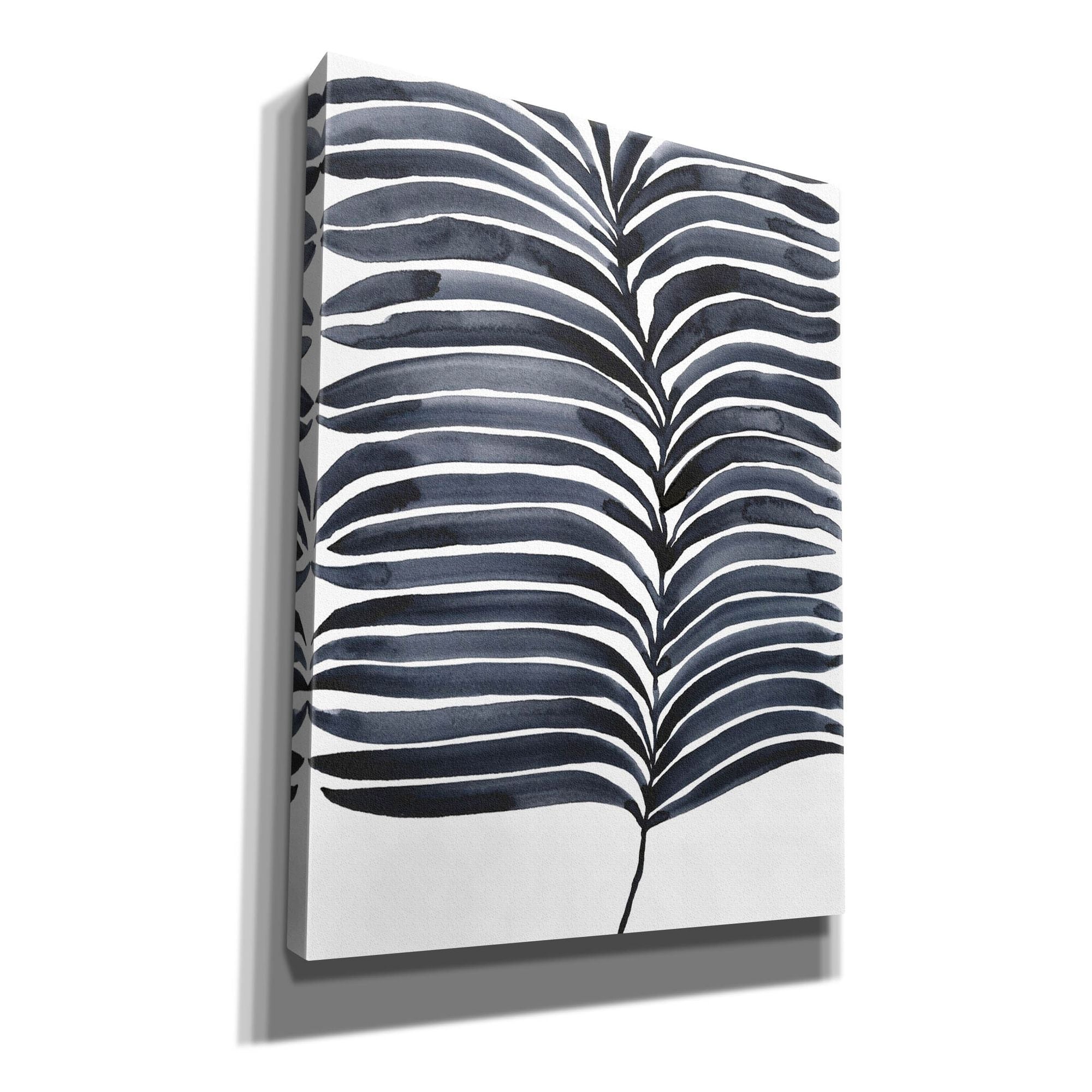 'Indigo Fronds I' by Regina Moore, Canvas Wall Art