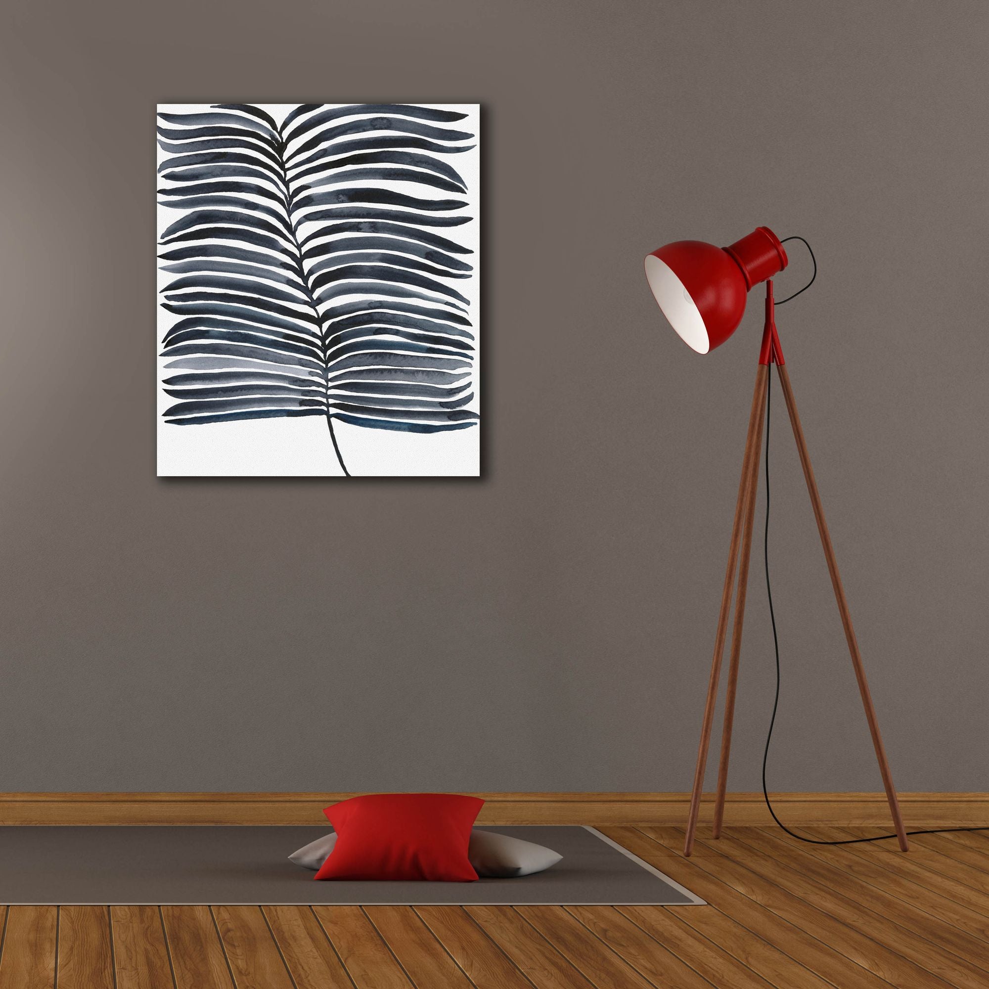 'Indigo Fronds II' by Regina Moore, Canvas Wall Art,26x30