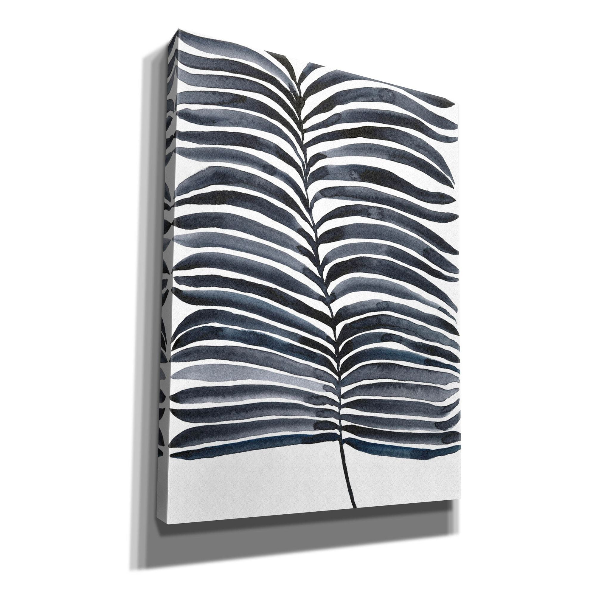 'Indigo Fronds II' by Regina Moore, Canvas Wall Art