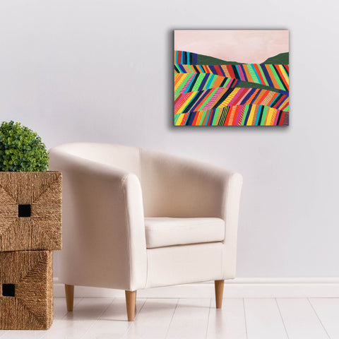 Image of 'Rainbow Fields I' by Regina Moore, Canvas Wall Art,24 x 20