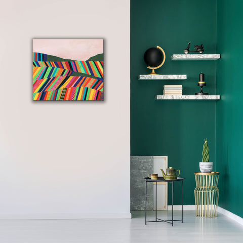 Image of 'Rainbow Fields I' by Regina Moore, Canvas Wall Art,30x26