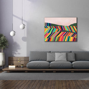 'Rainbow Fields I' by Regina Moore, Canvas Wall Art,54x40