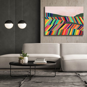 'Rainbow Fields I' by Regina Moore, Canvas Wall Art,54x40