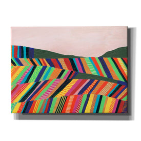 'Rainbow Fields I' by Regina Moore, Canvas Wall Art