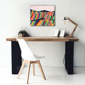 'Rainbow Fields II' by Regina Moore, Canvas Wall Art,24 x 20