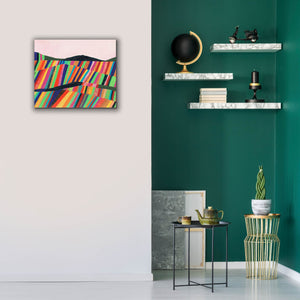 'Rainbow Fields II' by Regina Moore, Canvas Wall Art,24 x 20