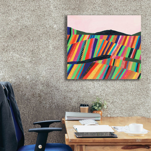 Image of 'Rainbow Fields II' by Regina Moore, Canvas Wall Art,30x26