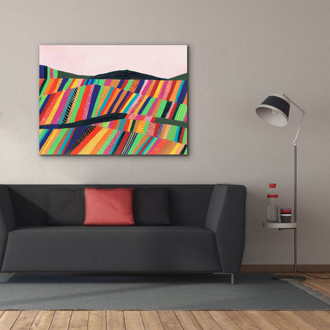 Image of 'Rainbow Fields II' by Regina Moore, Canvas Wall Art,54x40