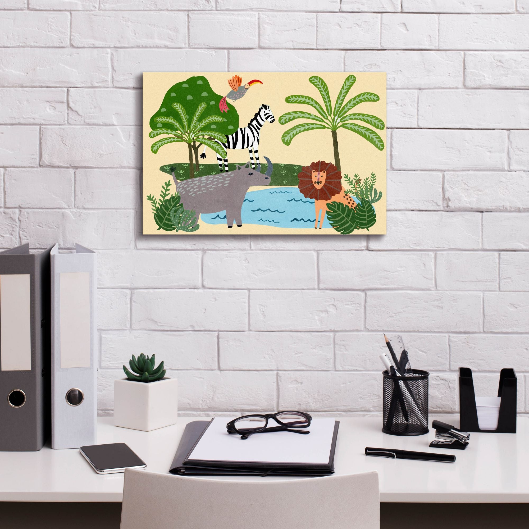 'Lil Wild Ones Collection A' by Regina Moore, Canvas Wall Art,18 x 12