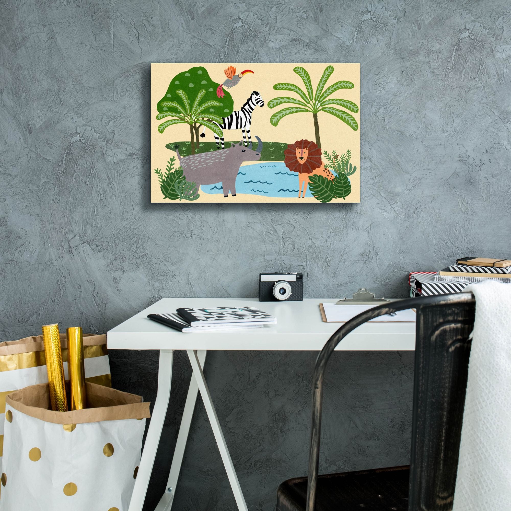 'Lil Wild Ones Collection A' by Regina Moore, Canvas Wall Art,18 x 12