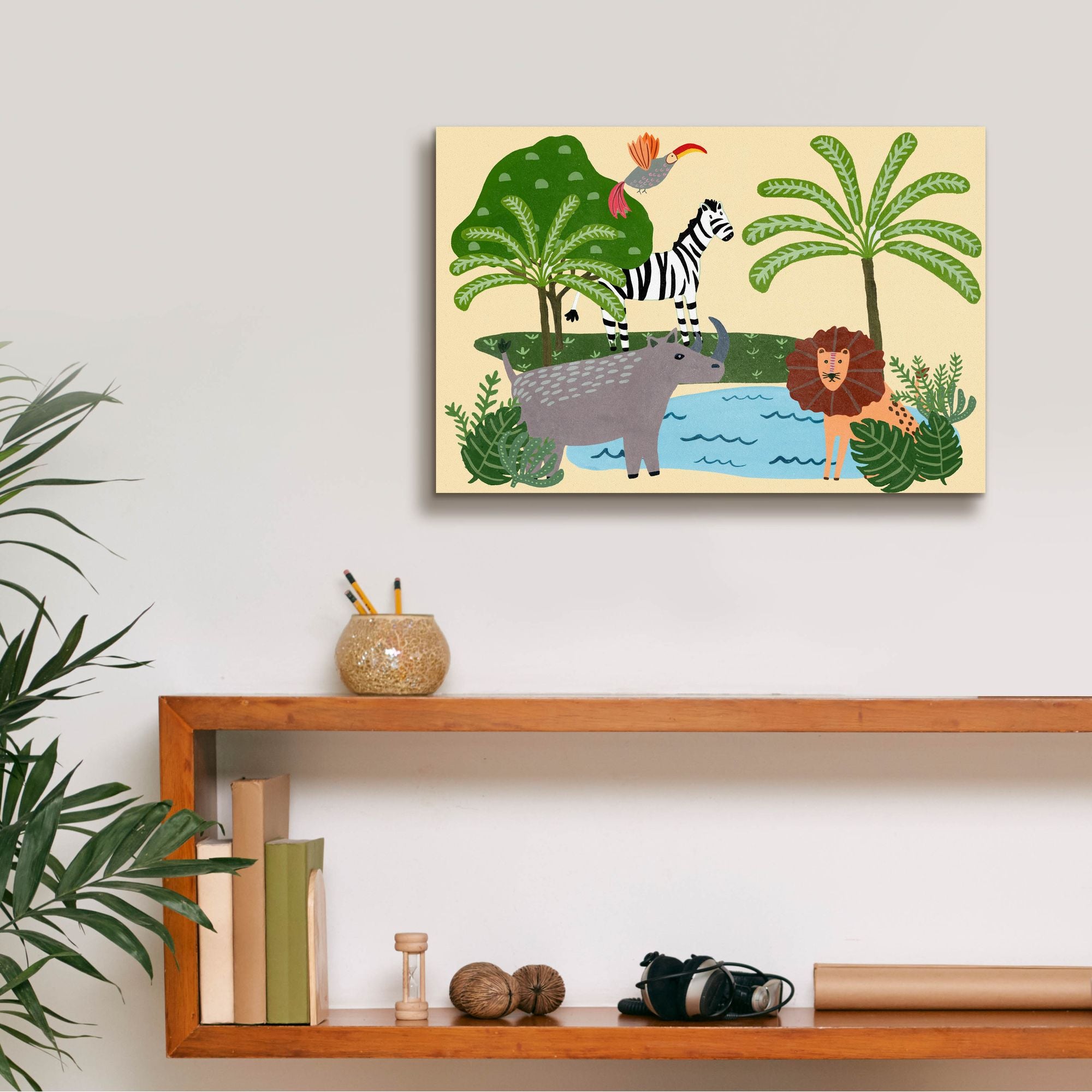 'Lil Wild Ones Collection A' by Regina Moore, Canvas Wall Art,18 x 12