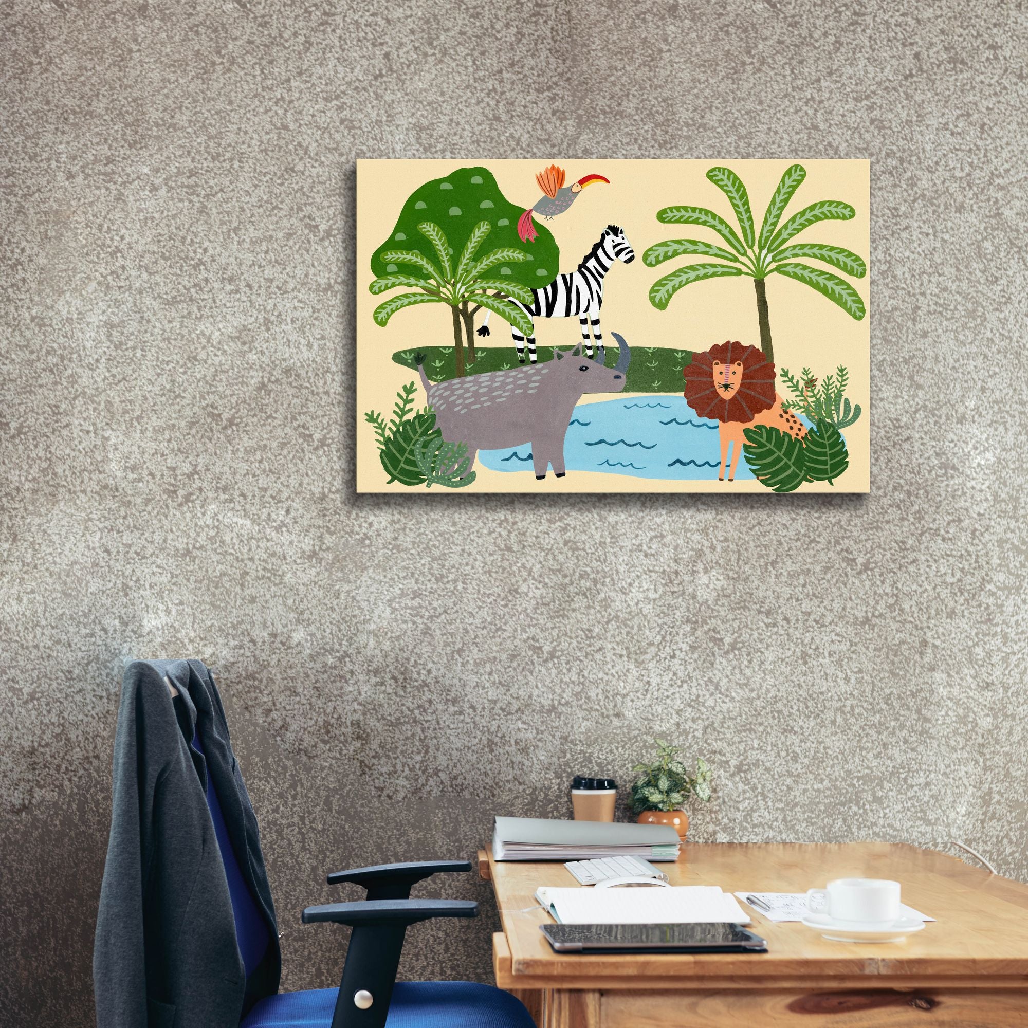 'Lil Wild Ones Collection A' by Regina Moore, Canvas Wall Art,40x26