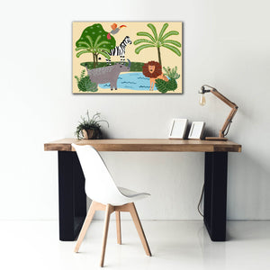 'Lil Wild Ones Collection A' by Regina Moore, Canvas Wall Art,40x26