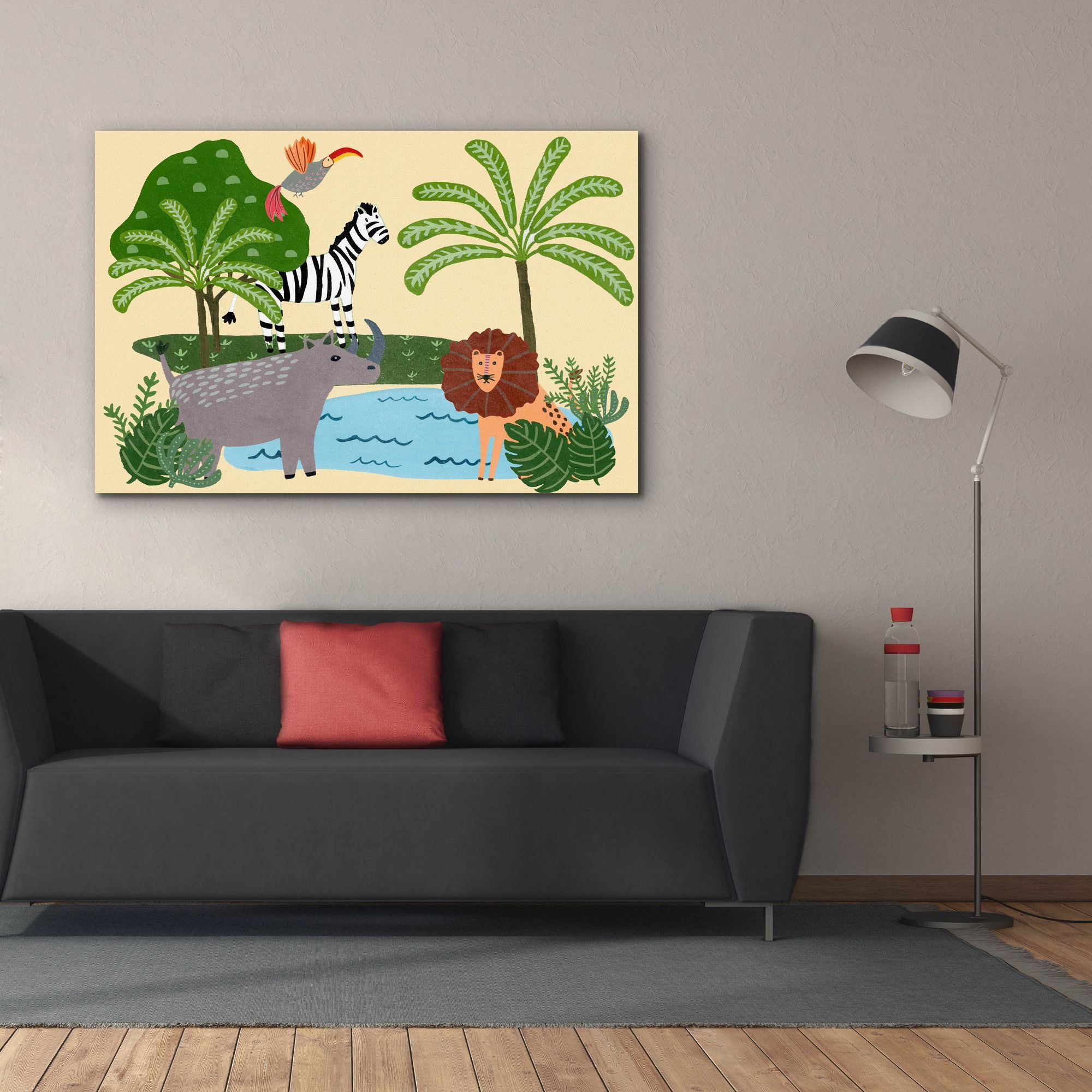 'Lil Wild Ones Collection A' by Regina Moore, Canvas Wall Art,60x40