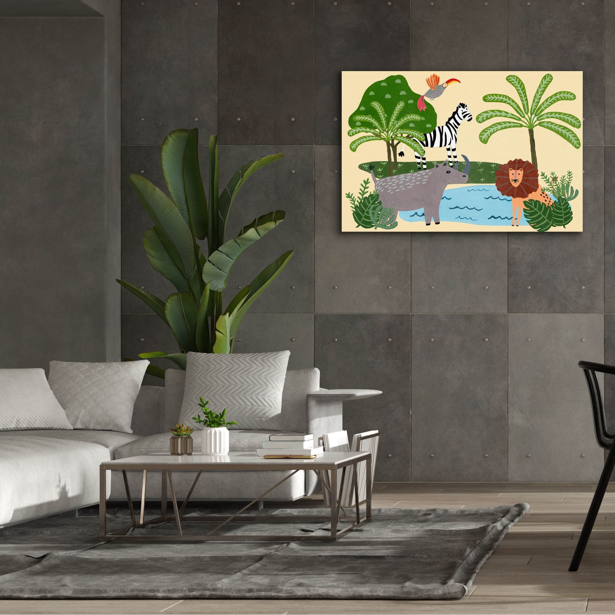 'Lil Wild Ones Collection A' by Regina Moore, Canvas Wall Art,60x40