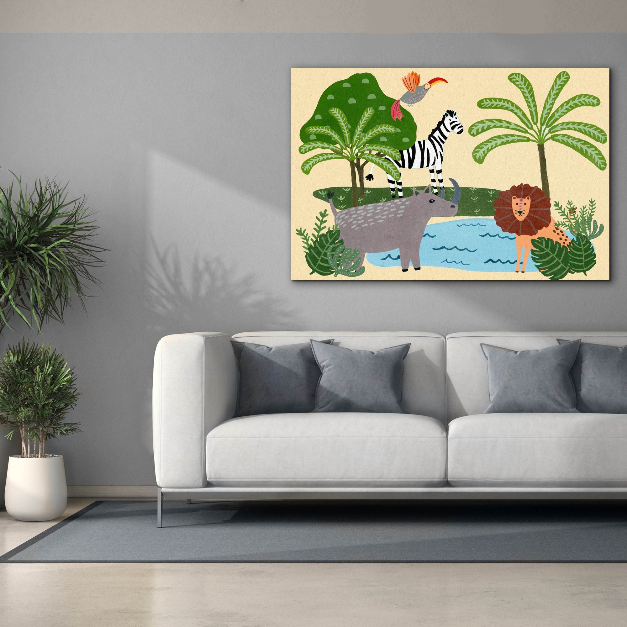 'Lil Wild Ones Collection A' by Regina Moore, Canvas Wall Art,60x40