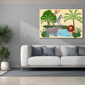 'Lil Wild Ones Collection A' by Regina Moore, Canvas Wall Art,60x40