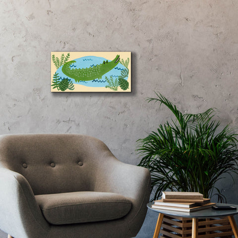 Image of 'Lil Wild Ones Collection D' by Regina Moore, Canvas Wall Art,24 x 12