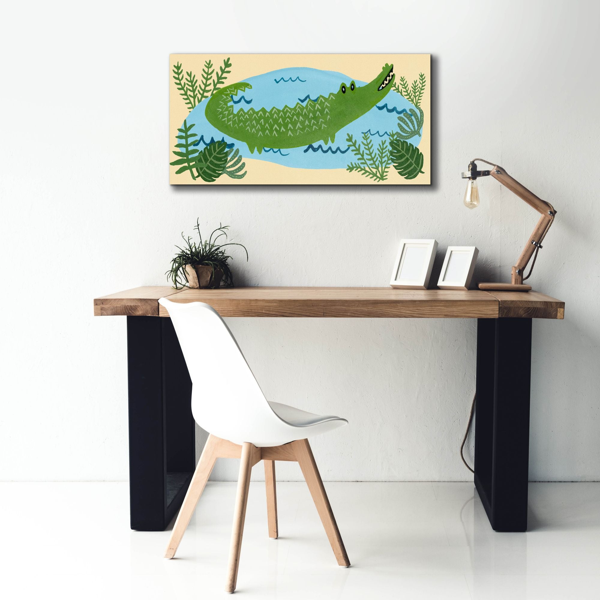 'Lil Wild Ones Collection D' by Regina Moore, Canvas Wall Art,40x20