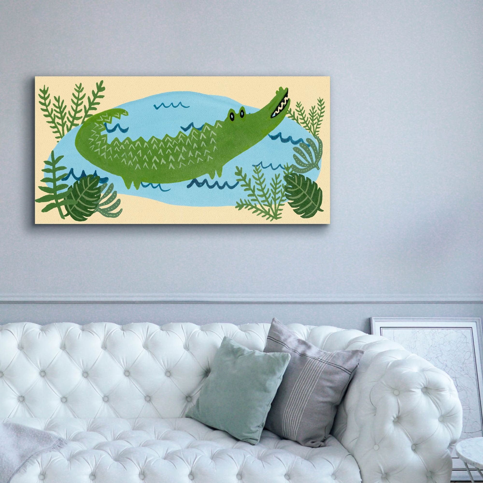 'Lil Wild Ones Collection D' by Regina Moore, Canvas Wall Art,60x30