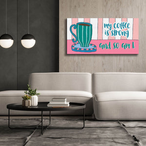 'Mid Morning Coffee Collection D' by Regina Moore, Canvas Wall Art,60x30
