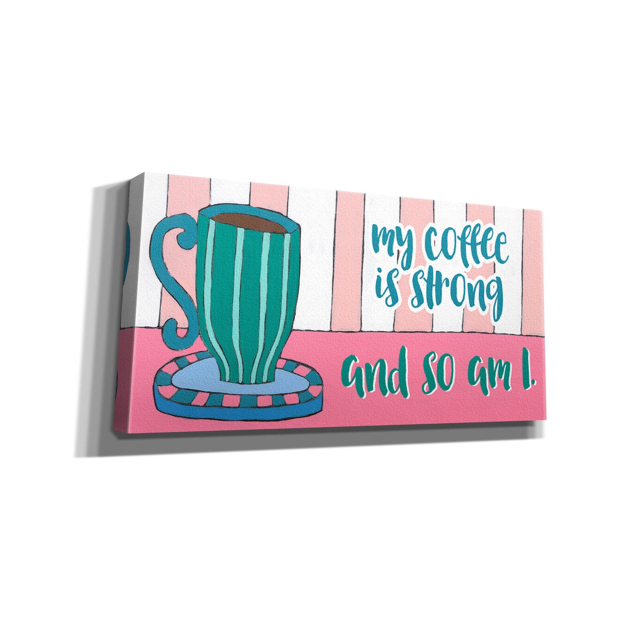 'Mid Morning Coffee Collection D' by Regina Moore, Canvas Wall Art