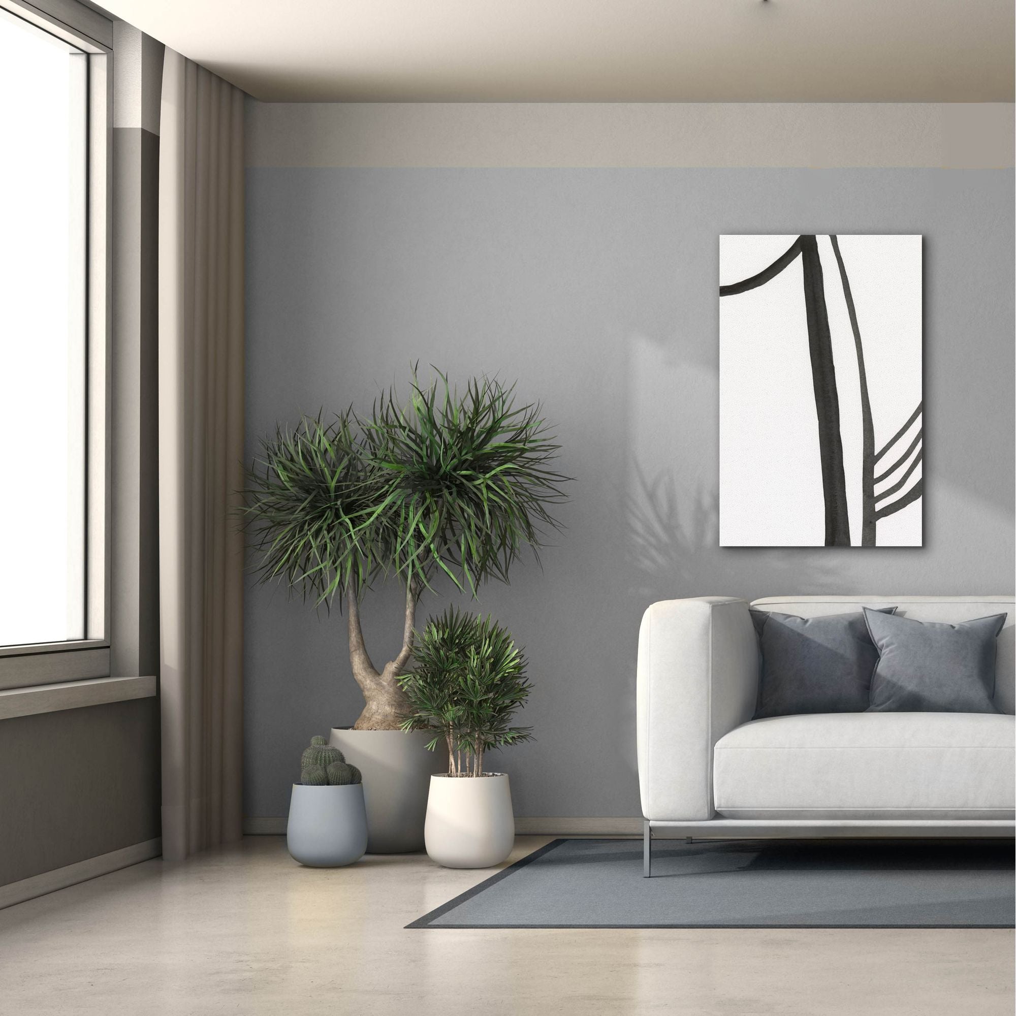 'Ink Lines I' by Regina Moore, Canvas Wall Art,26x40