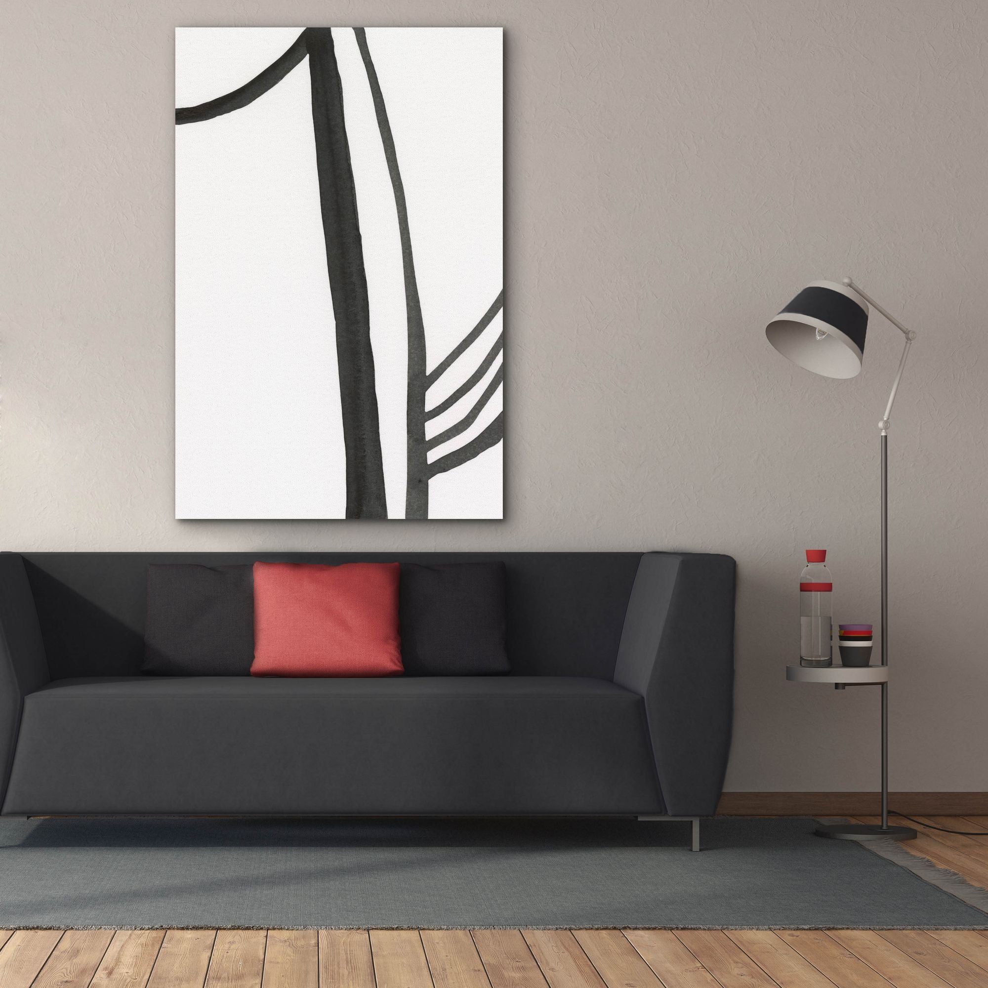 'Ink Lines I' by Regina Moore, Canvas Wall Art,40x60