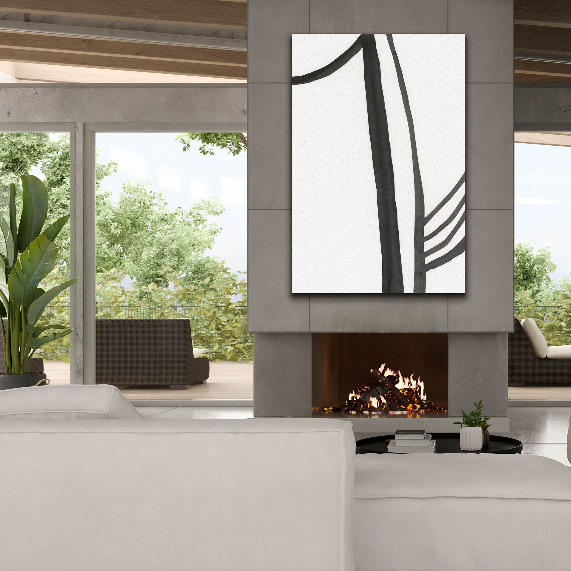 'Ink Lines I' by Regina Moore, Canvas Wall Art,40x60