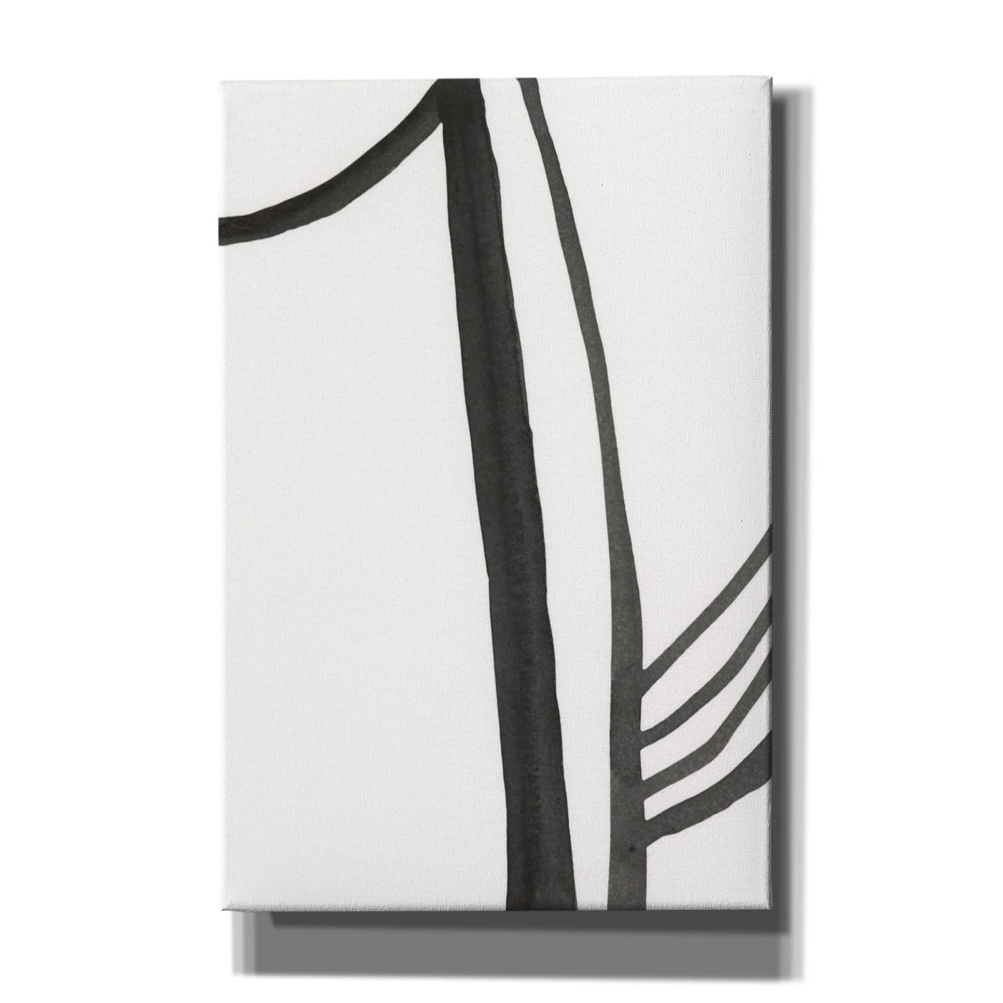 'Ink Lines I' by Regina Moore, Canvas Wall Art