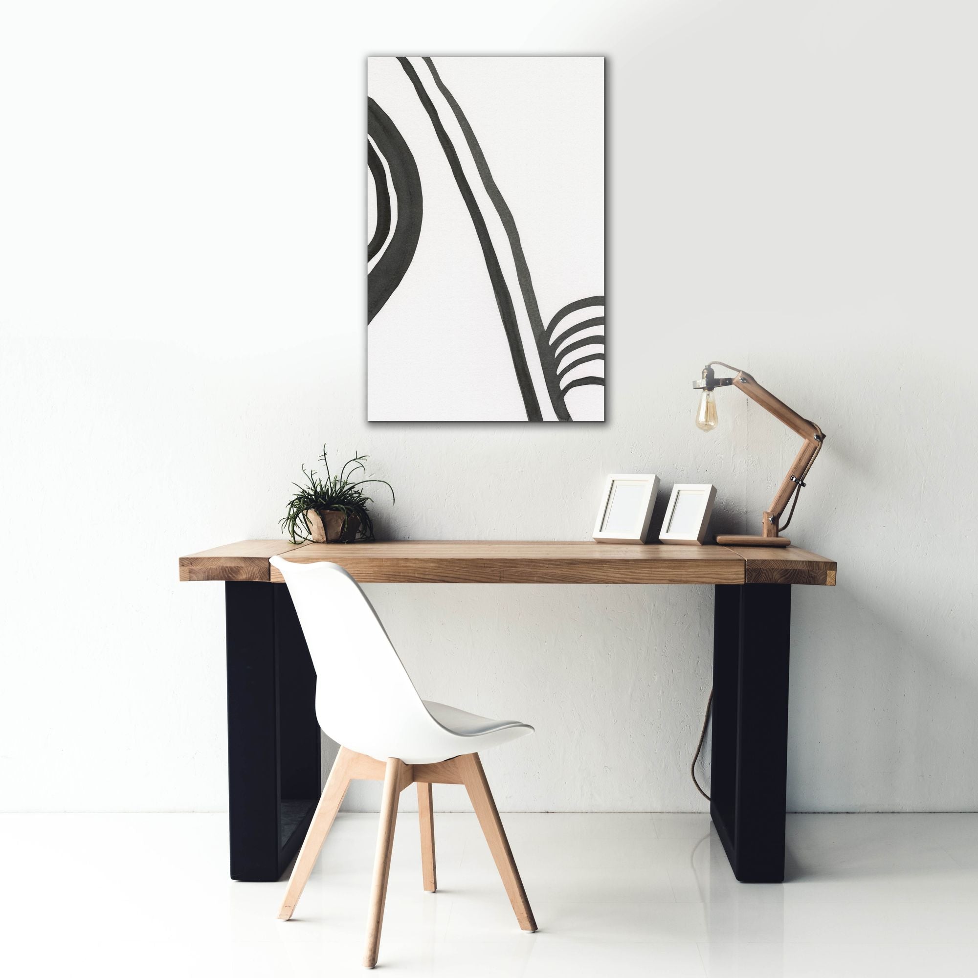 'Ink Lines IV' by Regina Moore, Canvas Wall Art,26x40