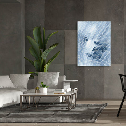 Image of 'Blue Grid I' by Regina Moore, Canvas Wall Art,40x54