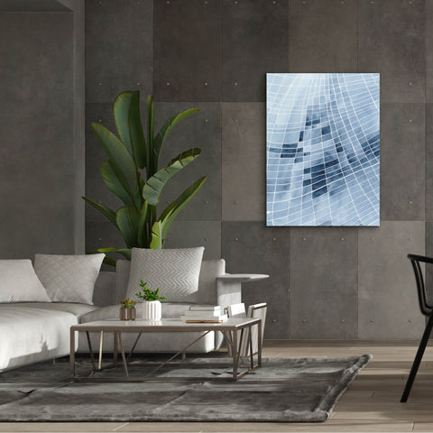 Image of 'Blue Grid II' by Regina Moore, Canvas Wall Art,40x54
