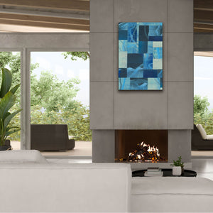 'Denim Blocks I' by Regina Moore, Canvas Wall Art,26x40