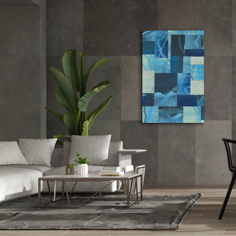 Image of 'Denim Blocks I' by Regina Moore, Canvas Wall Art,40x60